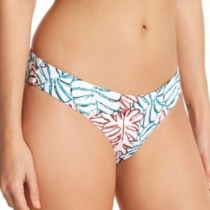 Onia Lily Tropical Leaves Hipster Bikini Bottom
